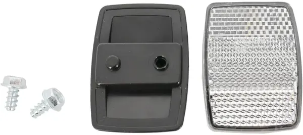 Anhänger Zubehör Reflektor-Set, weiß, Einheitsgröße